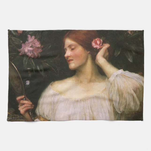 Förfänglighet av John William Waterhouse Kökshandduk (Horisontell)