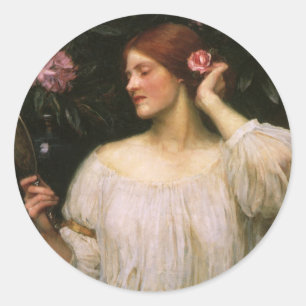 Förfänglighet av John William Waterhouse Runt Klistermärke