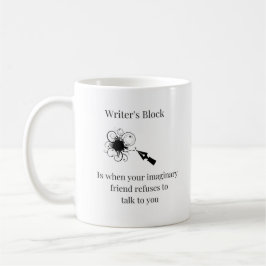 Författarblockeringsmugg NANOWRIMO Kaffemugg