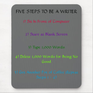 Författare 5-Steps Mousepad Musmatta