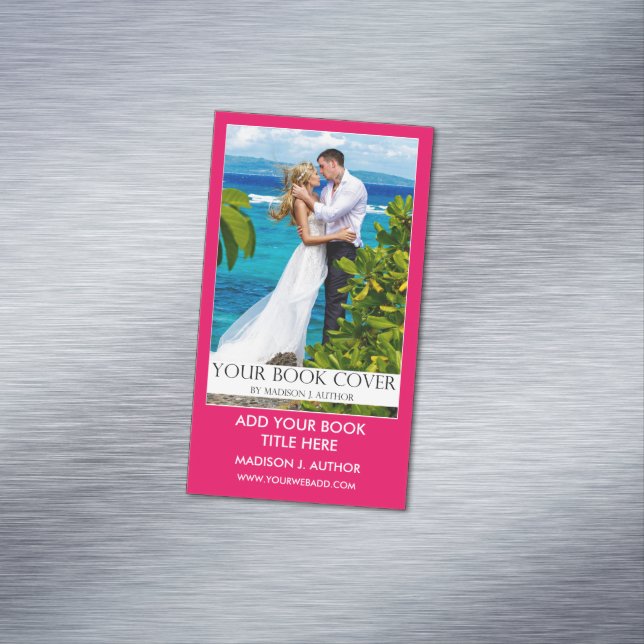 Författare av skrivprogram, Shock rosa för Bok Magnetiska Visitkort (In Situ)