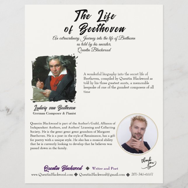 Författare Enkelt klassy vid ett Lakan-språk - mån Reklamblad (Framsidan)