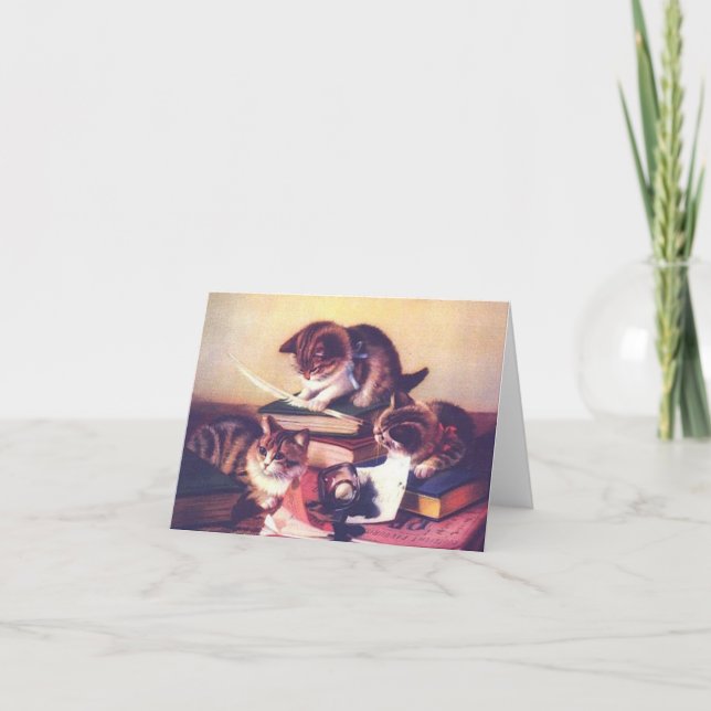 Författare för katten för kort (Framsida)