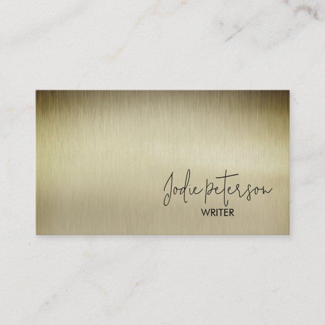 Författare för Novelist Writer Visitkort (Framsida)