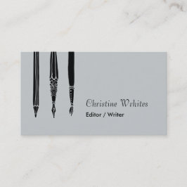 Författare för reservoarpennaQuillförfattare Visitkort