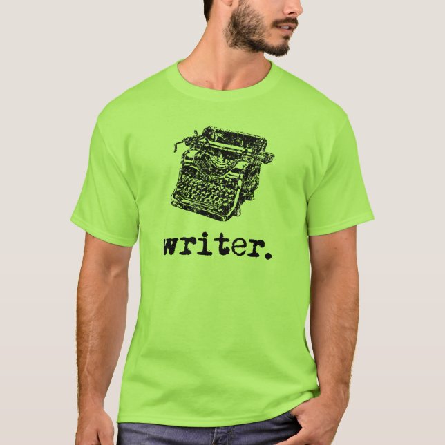 Författare (för typ) t shirt (Framsida)