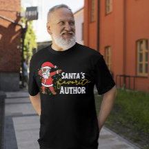 Författare Julafton Shirts, Funny Dabbing Santa