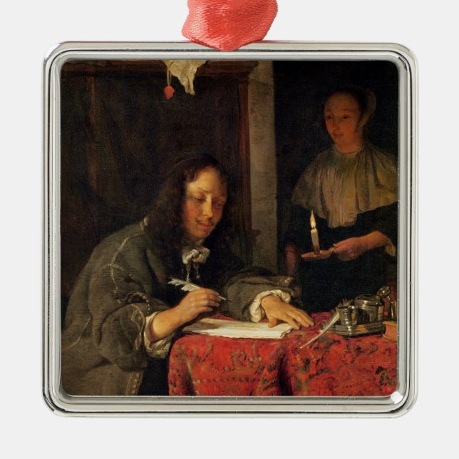 Författare Julgransprydnad Metall (Framsidan)