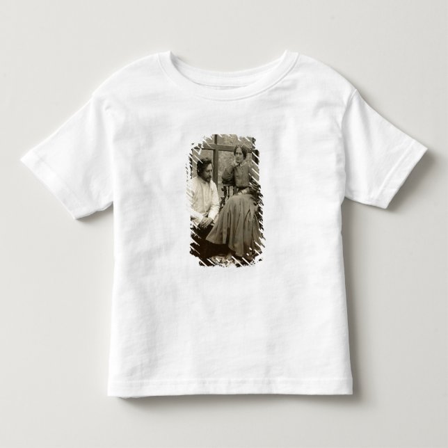 Författare Leonid Andreyev med hans fru T Shirt (Framsida)