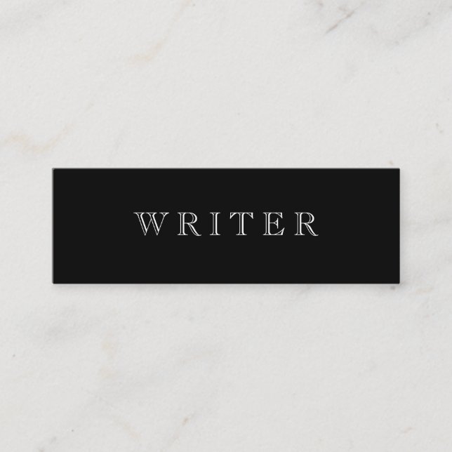 Författare Mini Visitkort (Framsida)