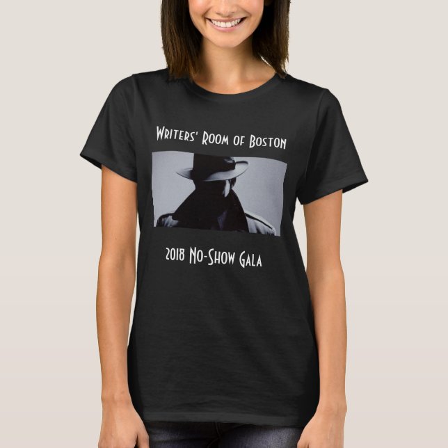 Författare mörk 2018 för rumNo-Show Gala T Shirt (Framsida)