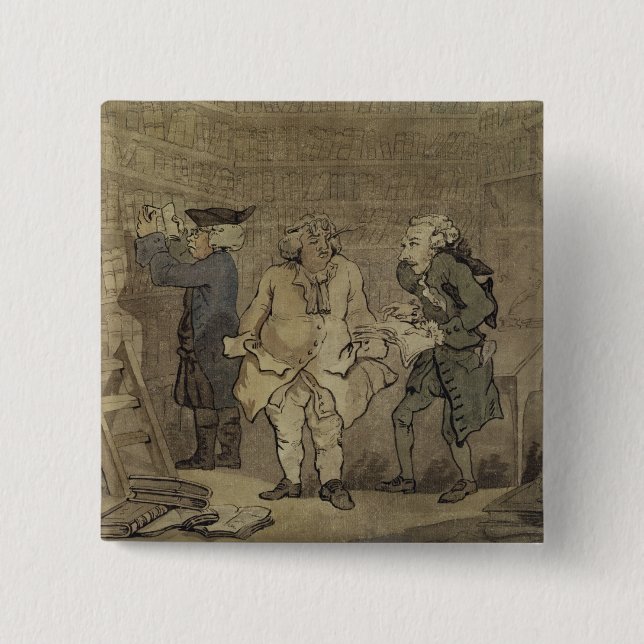Författare och hans utgivare, 1784 (grå färg knapp (Framsida)