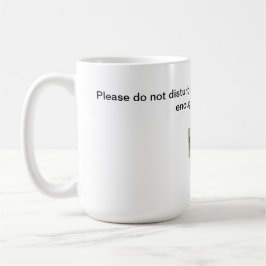 Författare på arbetsmuggen kaffemugg