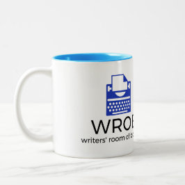 Författare rum av Boston den 30th årsdagmuggen Två-Tonad Mugg