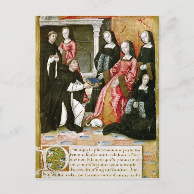 Författare som erbjuder sitt Bok till Anne of Vykort (Framsida)