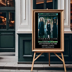 Författare till Bok Cover-befordringar för skrivpr Poster