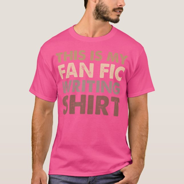 Författare till Fanfiction Writer Detta är min per T Shirt (Framsida)