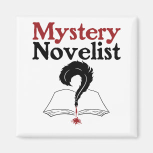 Författare till Myuseet Novelist Writer Author WHd Magnet
