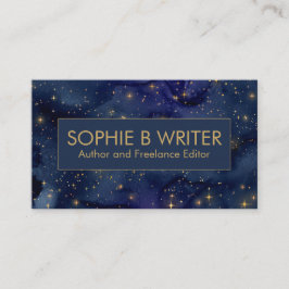 Författare till Professionellen Cosmic Starry Writ Visitkort