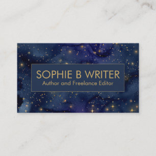 Författare till Professionellen Cosmic Starry Writ Visitkort