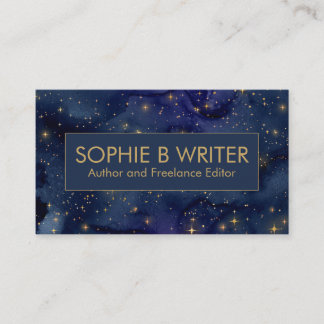 Författare till Professionellen Cosmic Starry Writ Visitkort
