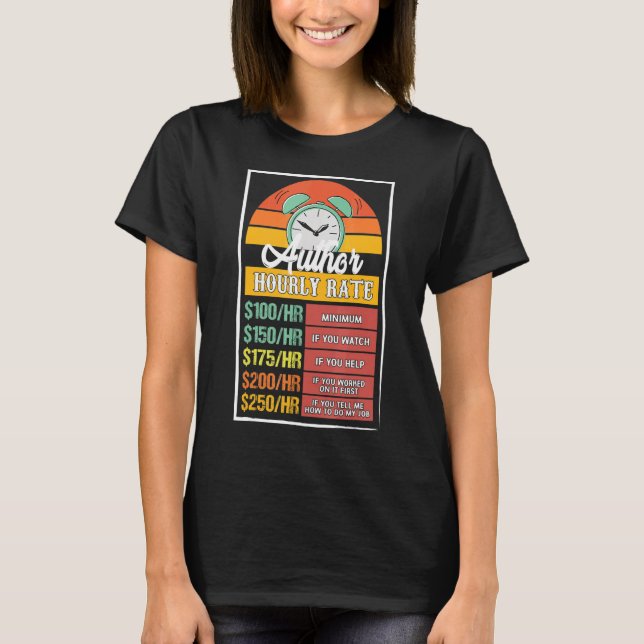 Författare - timtaxeringsgag t shirt (Framsida)