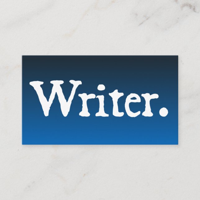 Författare Visitkort (Framsida)