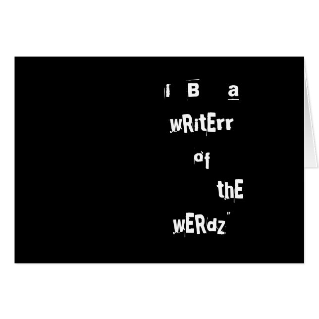 Författarekort OBS Kort (Framsidan Horizontal)