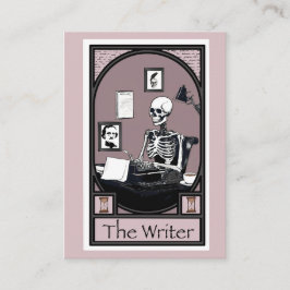 "Författaren" Tarotkort Design Visitkort