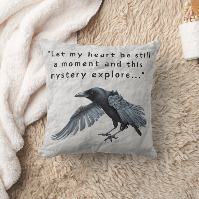 Författarens fyllning av mysteriet och Melancholy Kudde (Filt)