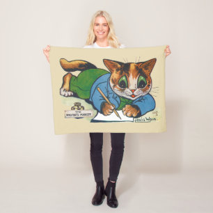 Författarens Mascot-katt, Louis Wain Fleecefilt