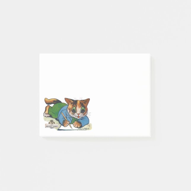 Författarens Mascot-katt, Louis Wain Post-it Block (Framsida)