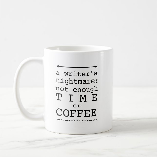 Författarens nightmare Coffee Mugg (Vänster)