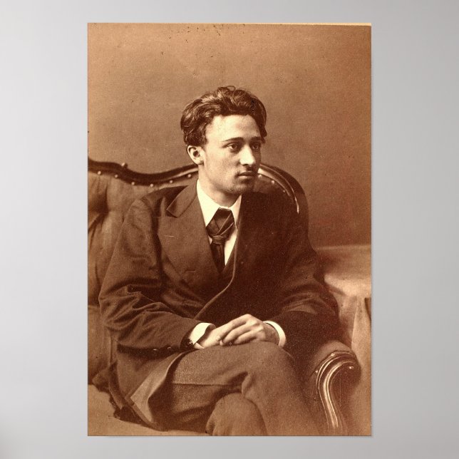 Författarens porträtt poster (Framsidan)