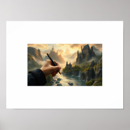 Författarens Realm - Skapar Castles med Bläck & I Poster