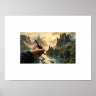 Författarens Realm - Skapar Castles med Bläck & I Poster