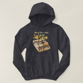 Författarens skrivmaskin "Bygg ditt eget arv" Hoodie