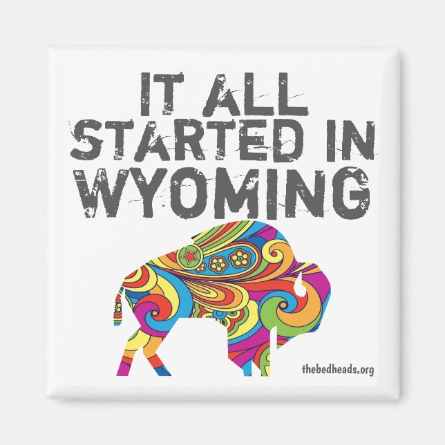 Författarens verkstad Wyoming Magnet (Framsidan)