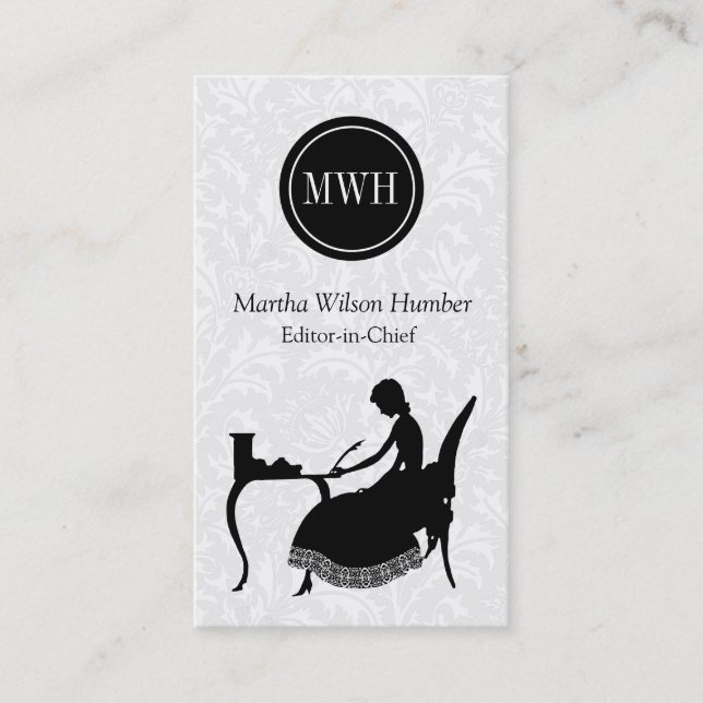 Författarevisitkort Visitkort (Framsida)