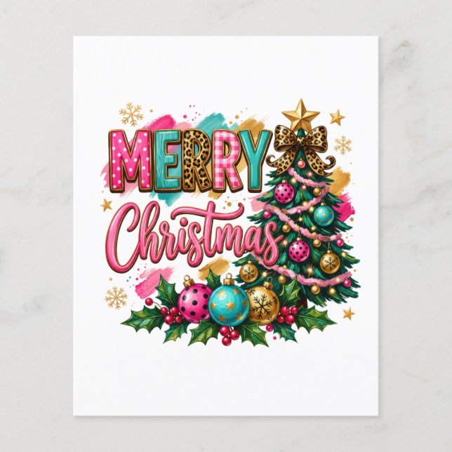 Förfinad God Jul Flygblad (Framsidan)
