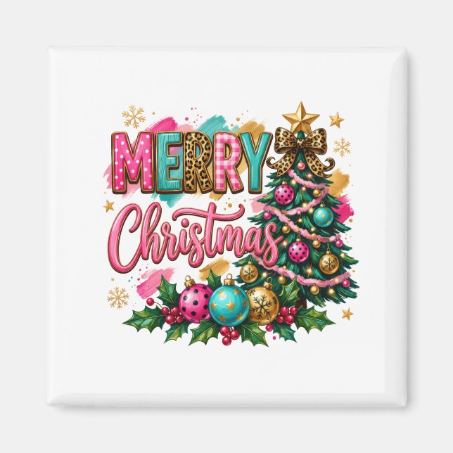Förfinad God Jul Magnet (Framsidan)
