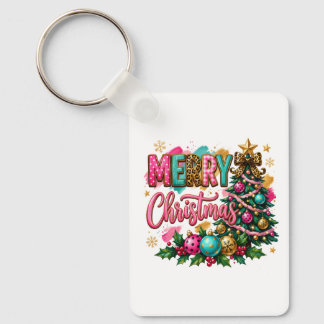 Förfinad God Jul Nyckelring