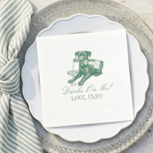 Förfinad Saggrön Labrador Champagne Bröllop