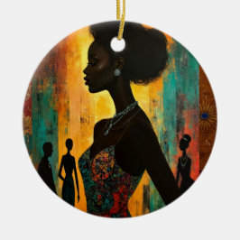 Förfinad själ    julgransprydnad keramik