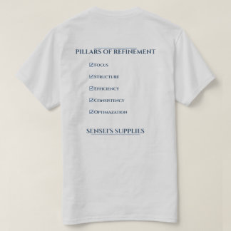 Förfiningens pelare t shirt