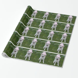 förfölja inpackning av papper, ditt husdjur på presentpapper