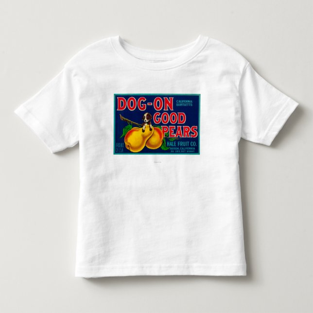Förfölja på den bra PearsPearlådan LabelSuisun, CA T-shirt (Framsida)