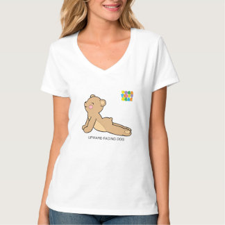 Förföljer den uppåtriktade hunden för tee shirt