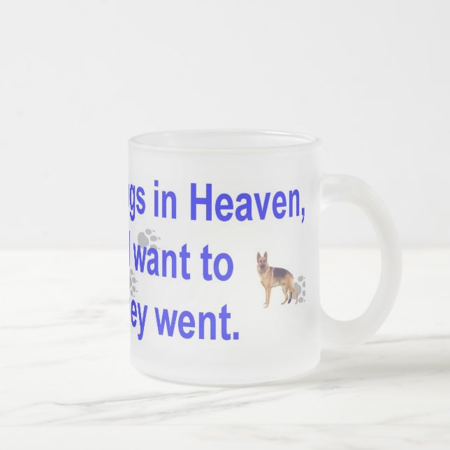 förföljer himmel frostad glasmugg (Höger)