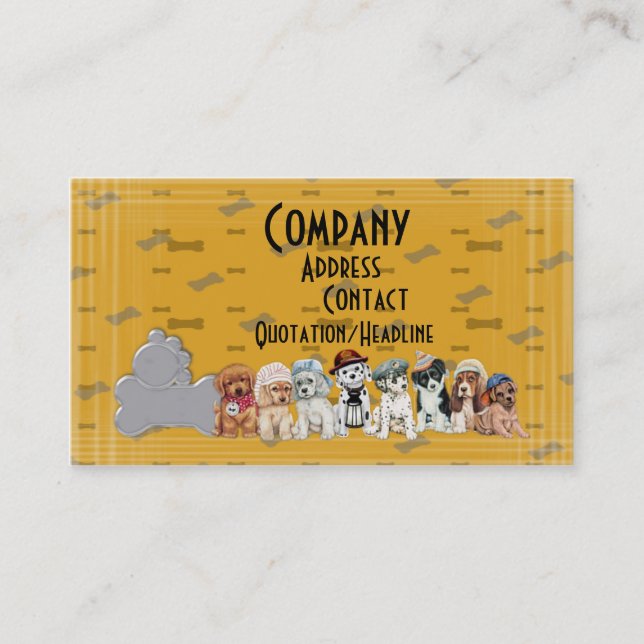 förföljer livvisitkorten visitkort (Framsida)